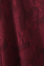 Burgundy Burnout Maxi Dress