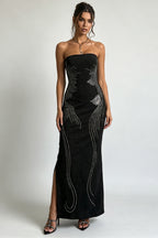 Rhinestone Eclipse Gown