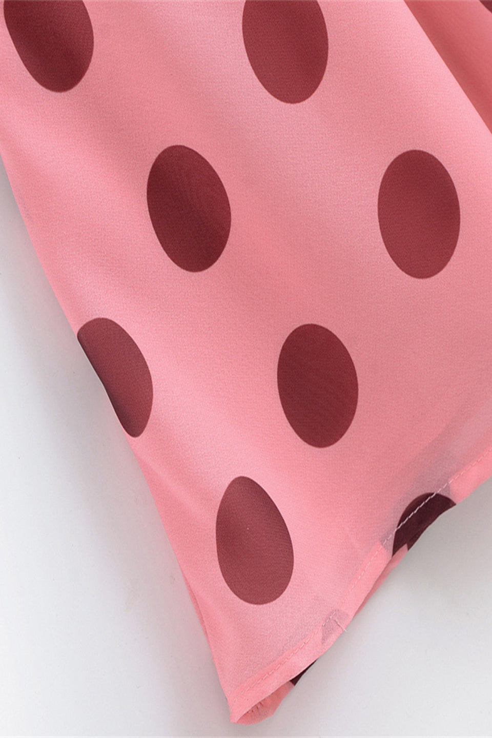 Polka Dot Halter Maxi Dress