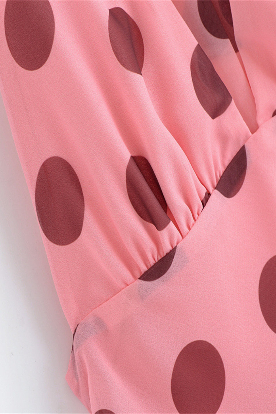 Polka Dot Halter Maxi Dress