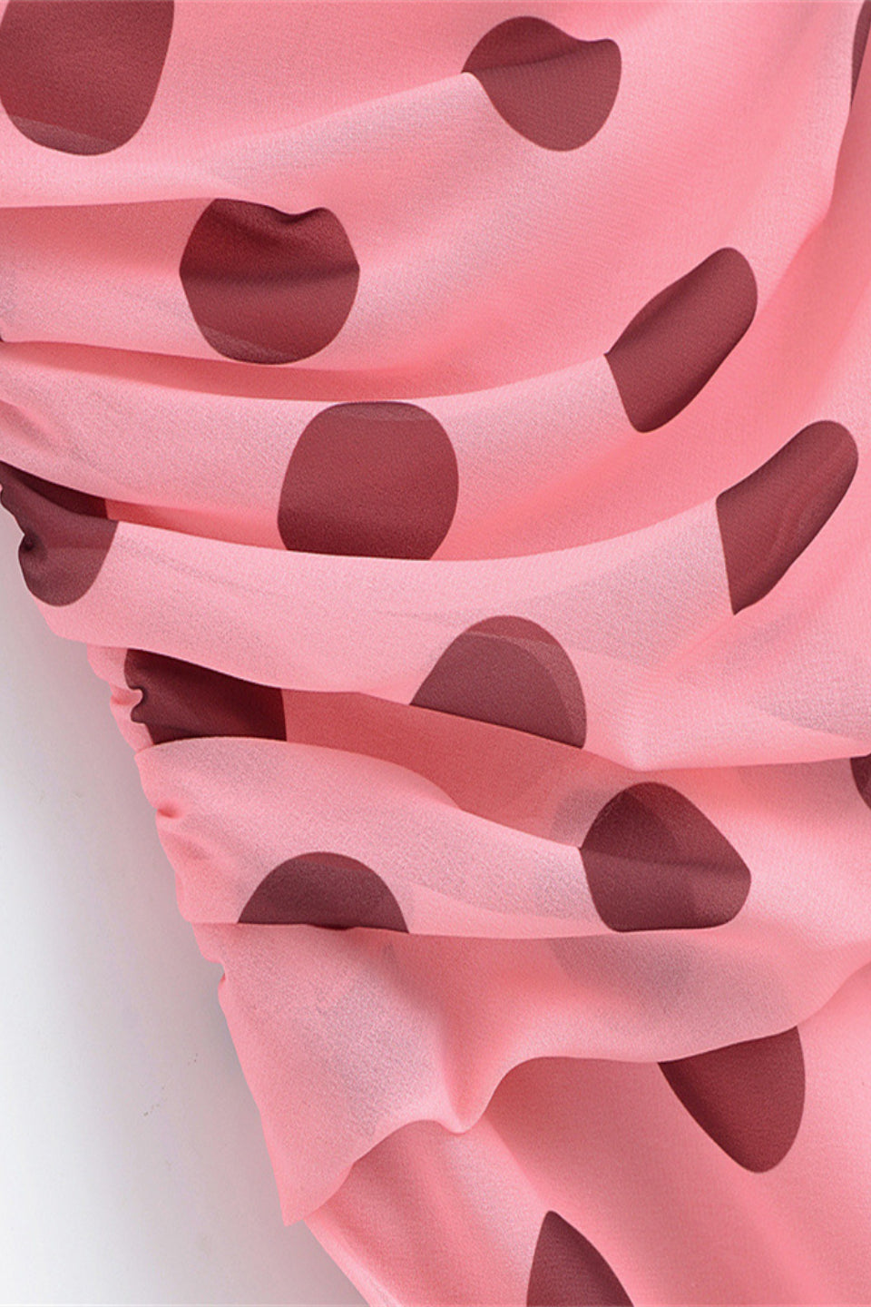 Polka Dot Halter Maxi Dress