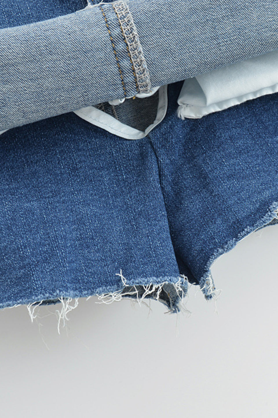 Denim Mini Skort