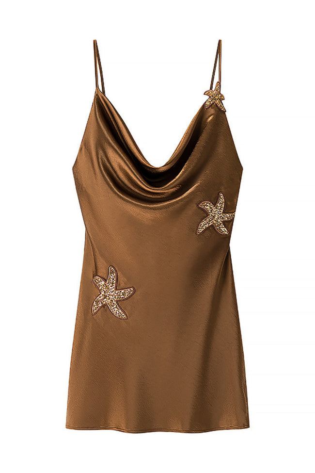 Starfish Satin Mini Dress Main Image