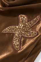 Starfish Satin Mini Dress