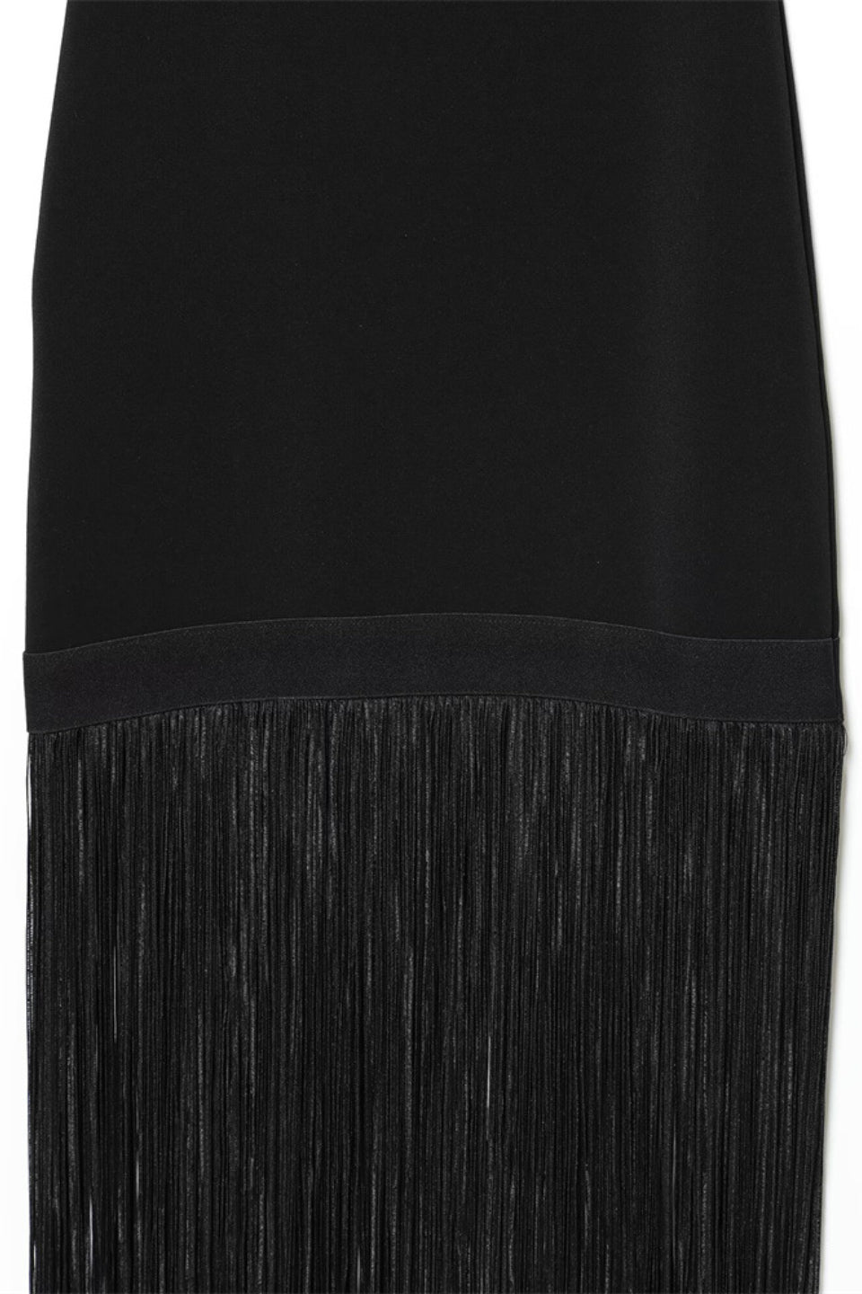 Fringe Halter Midi Dress