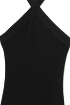 Fringe Halter Midi Dress