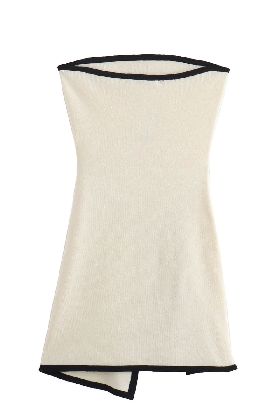 Knit Wrap Tube Mini Dress