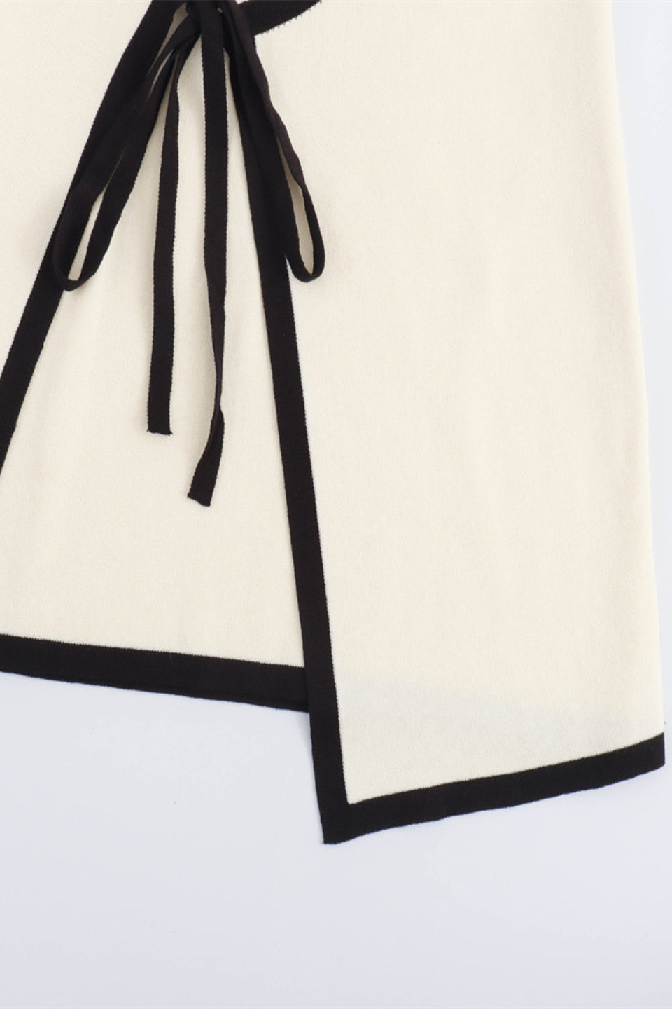 Knit Wrap Tube Mini Dress