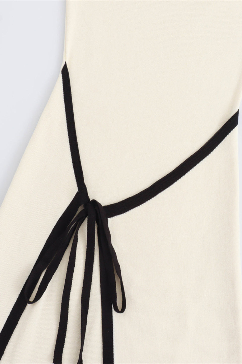 Knit Wrap Tube Mini Dress