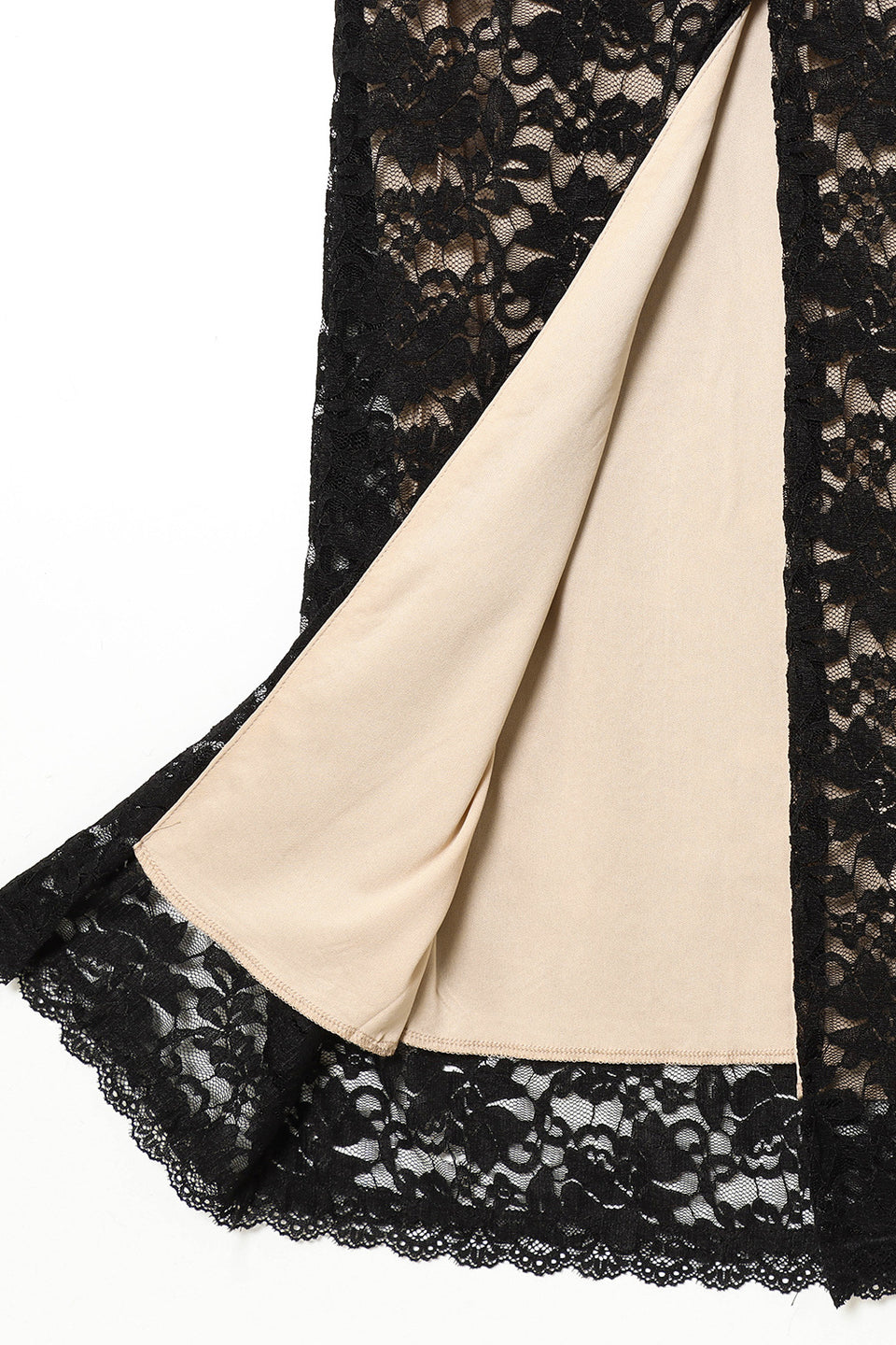 Midnight Lace Gown