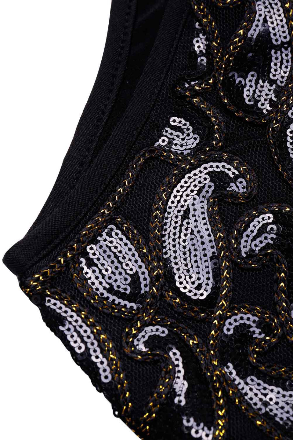 Noir Gatsby Mini Dress