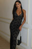 Midnight Lace Gown
