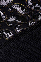 Noir Gatsby Mini Dress