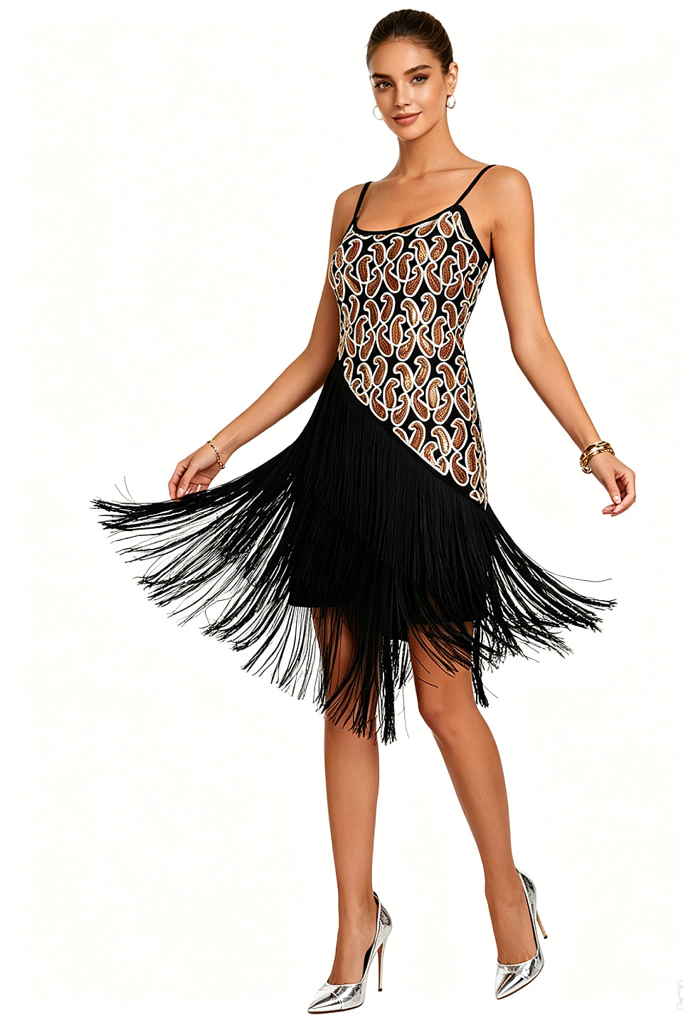 Gatsby Fringe Mini Dress