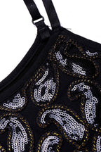 Noir Gatsby Mini Dress