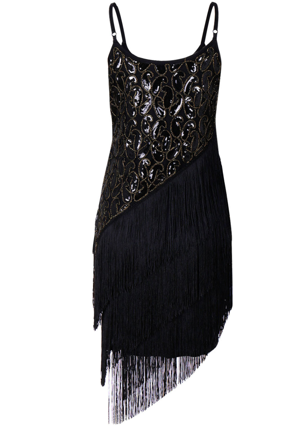 Noir Gatsby Mini Dress