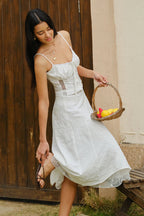Ivory Bloom Corset Top