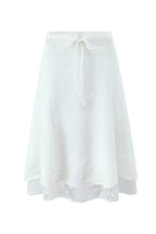 Ivory Bloom Midi Skirt
