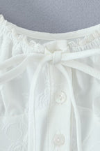 Ivory Bloom Corset Top