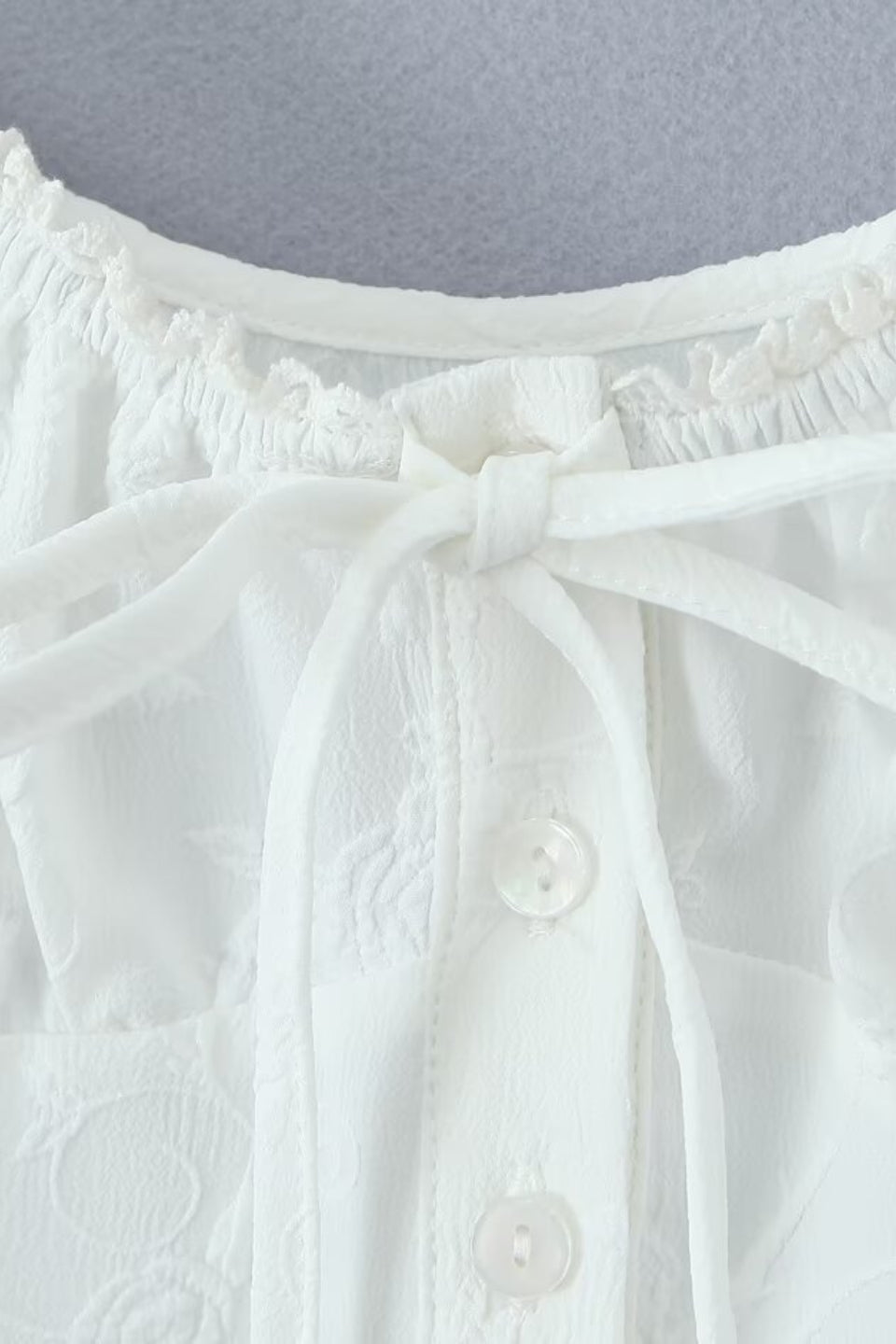 Ivory Bloom Corset Top
