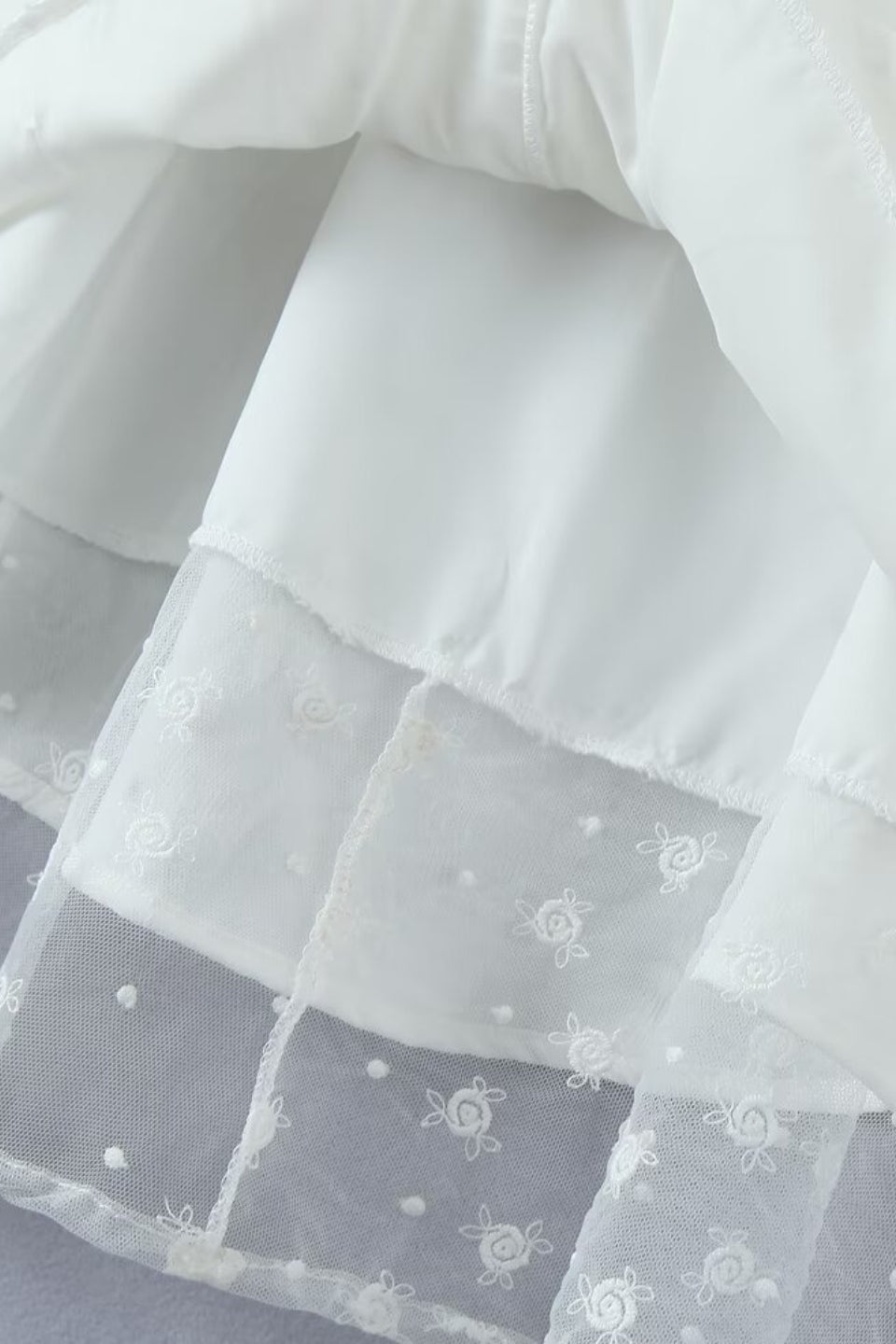 Ivory Bloom Midi Skirt