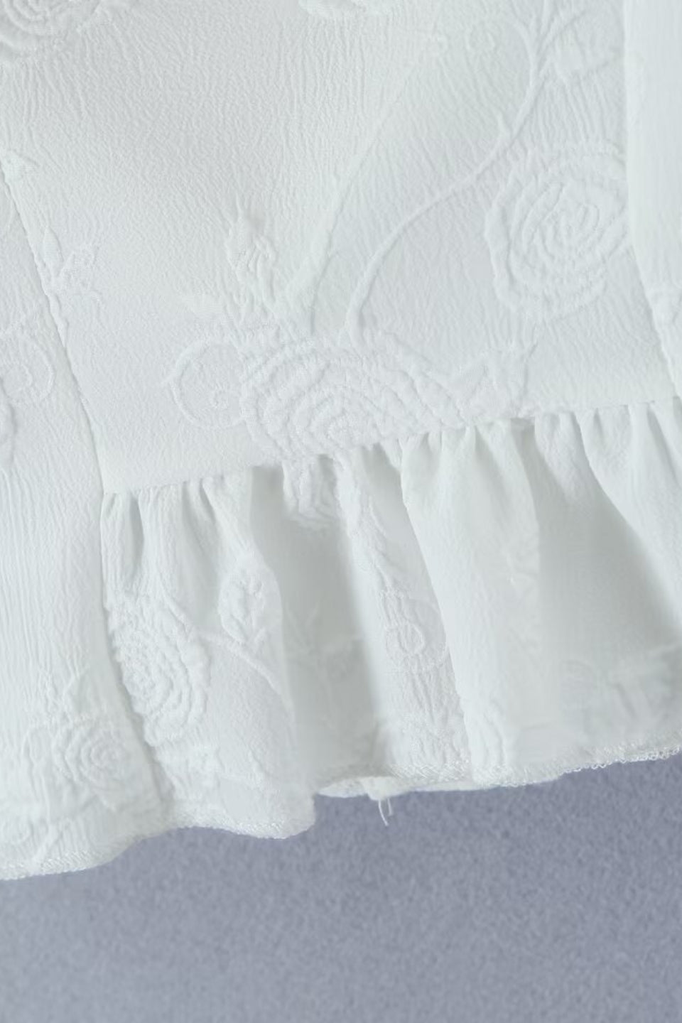 Ivory Bloom Corset Top