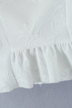 Ivory Bloom Corset Top