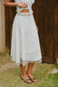 Ivory Bloom Midi Skirt