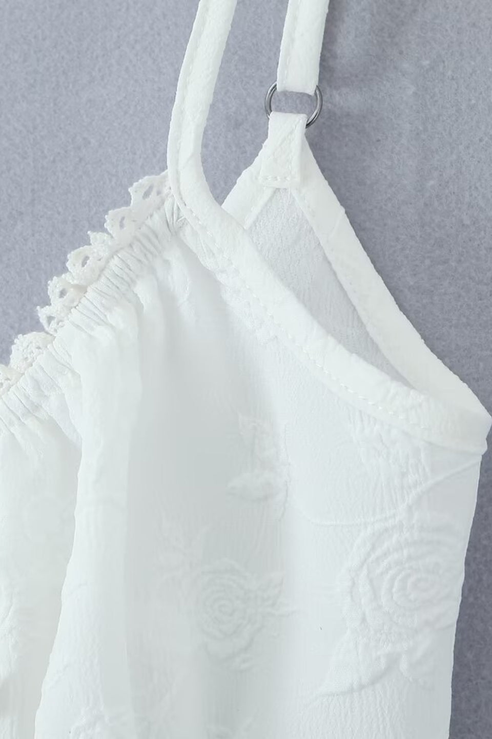 Ivory Bloom Corset Top