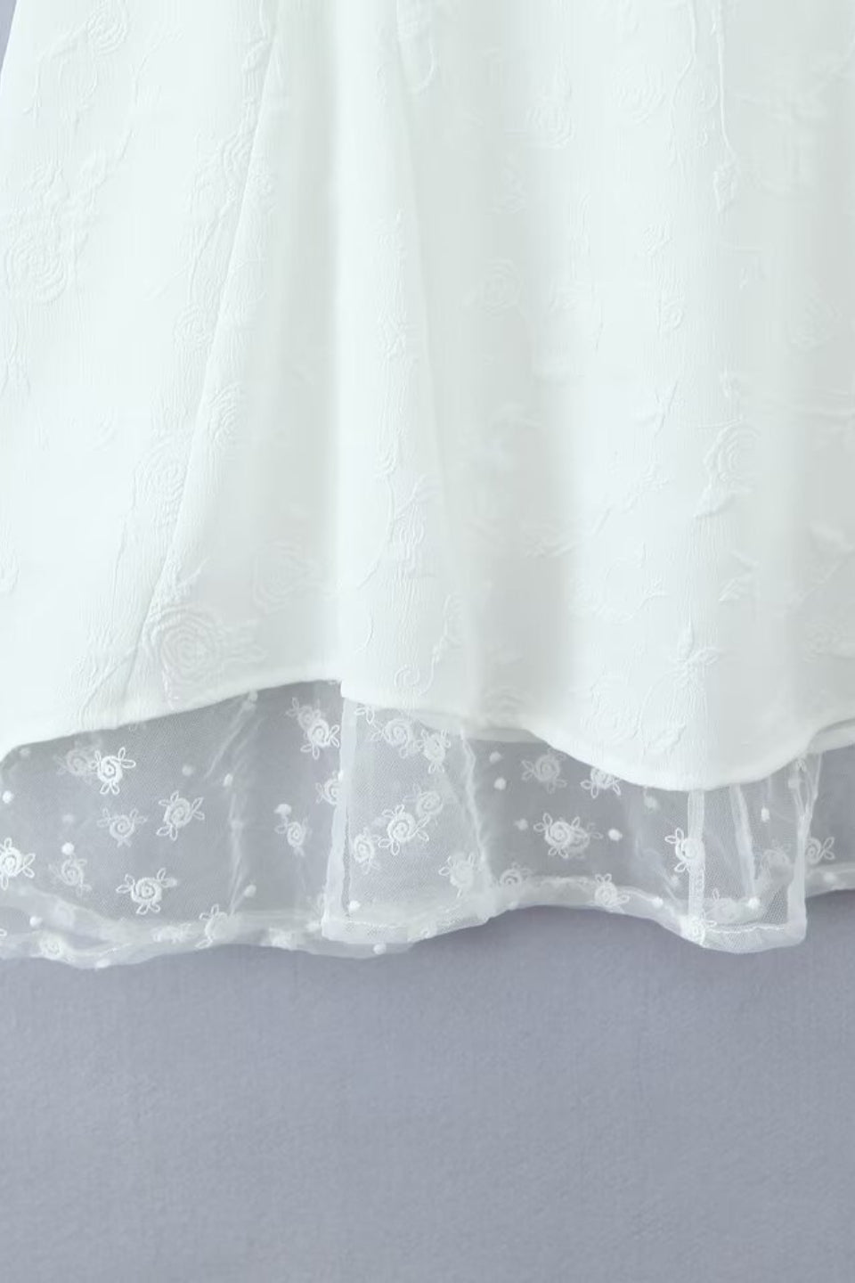 Ivory Bloom Midi Skirt