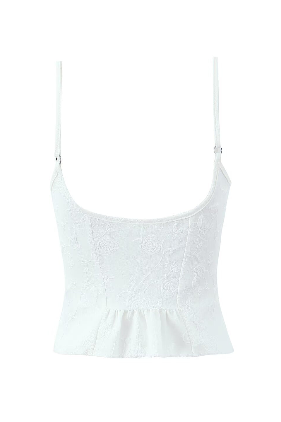 Ivory Bloom Corset Top