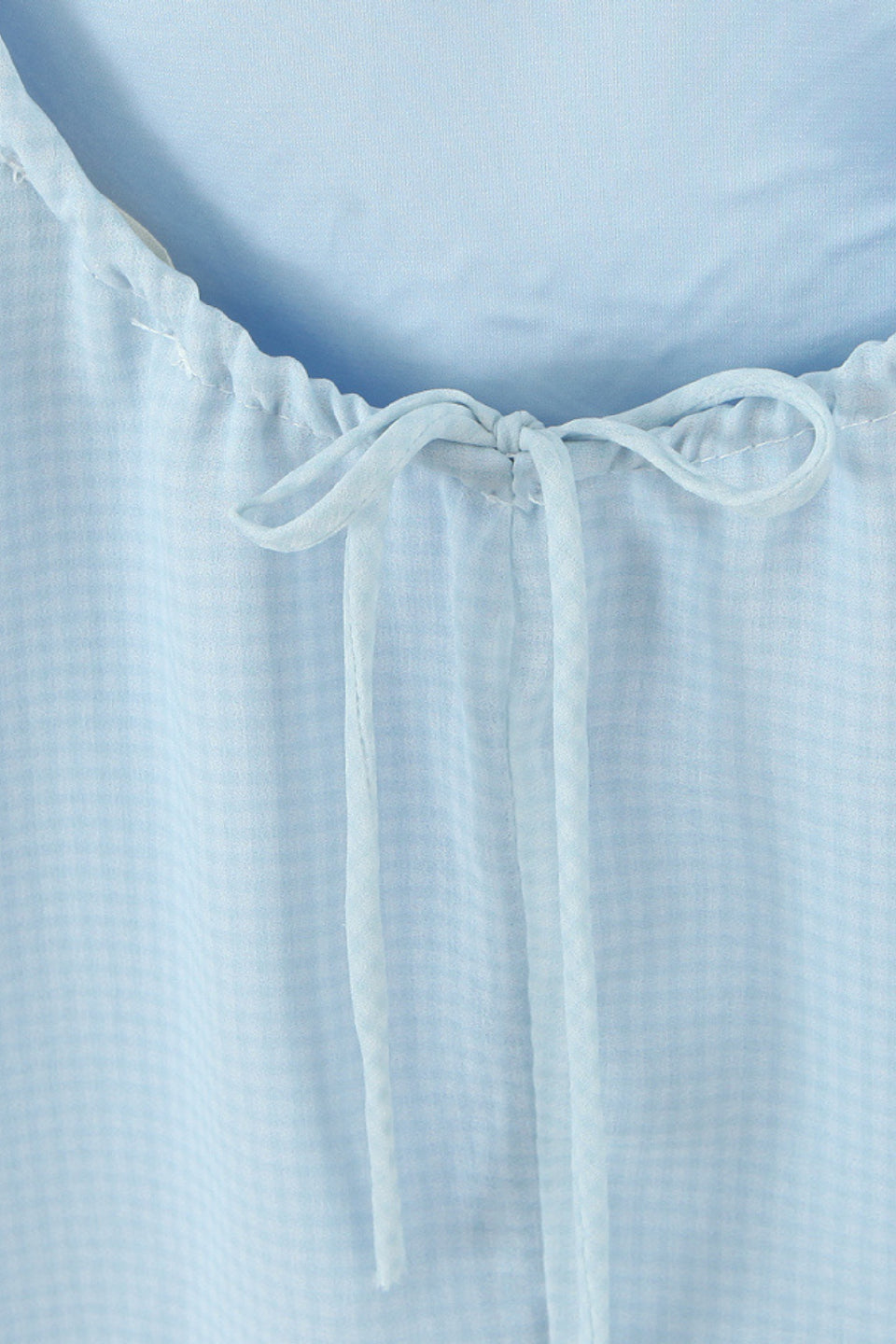 Gingham Blossom Mini Dress