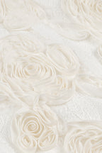 Petal Grace Midi Dress