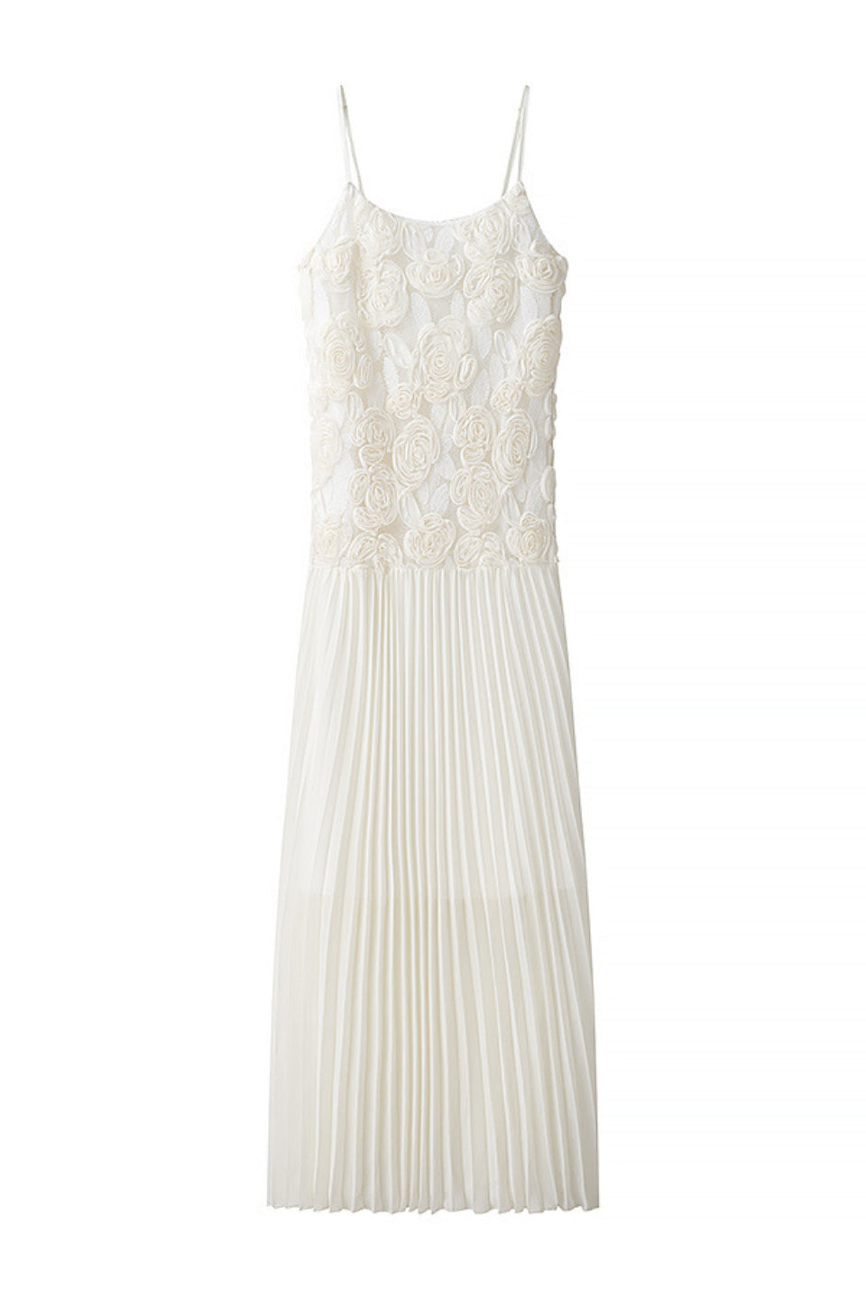 Petal Grace Midi Dress