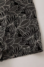 Leaf Embroidered Skort
