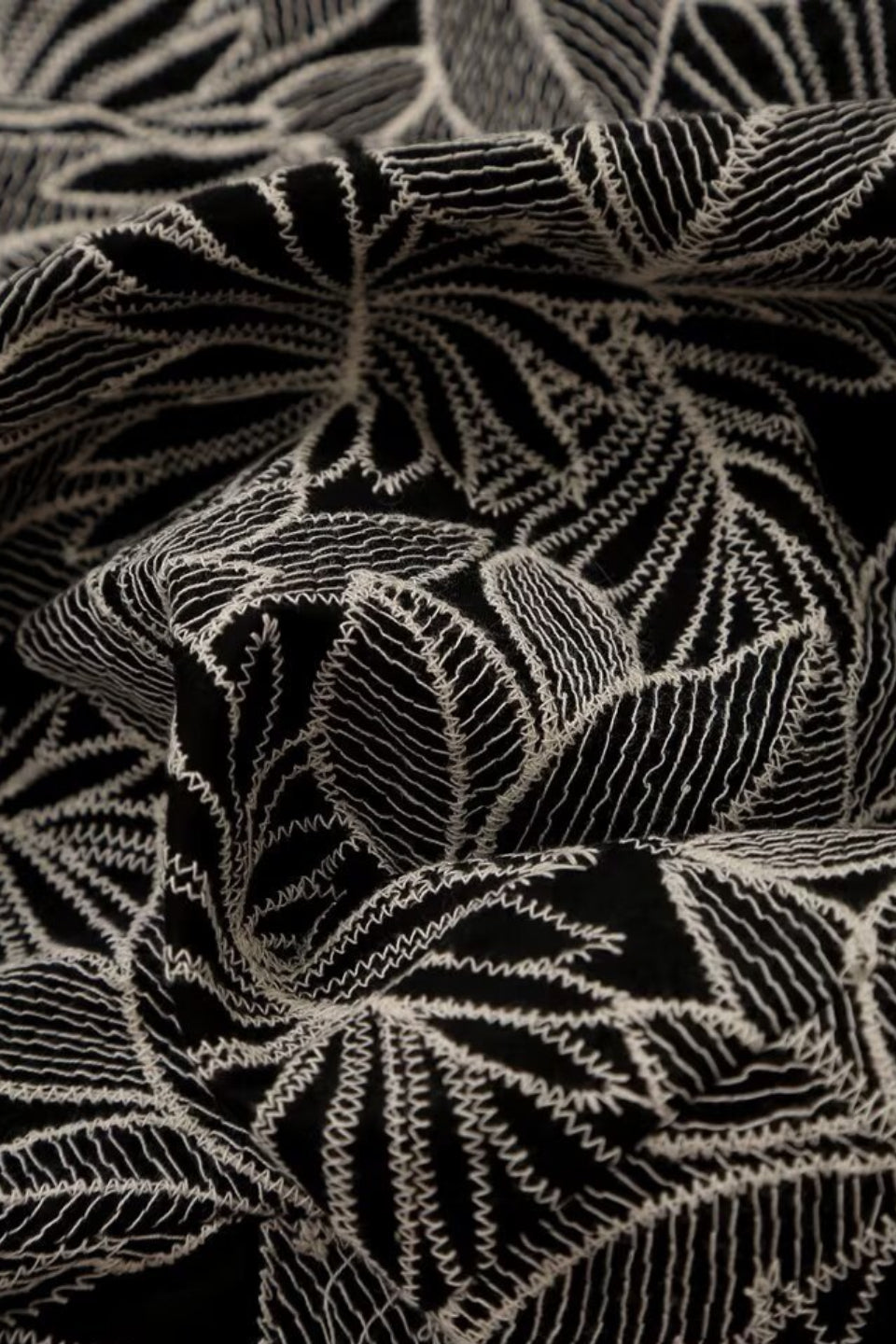 Leaf Embroidered Skort