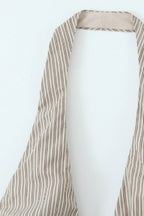 Seaside Stripe Halter Top