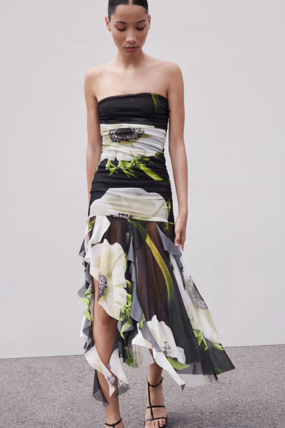 Floral Muse Midi Dress