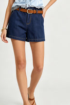 Classic Belted Shorts