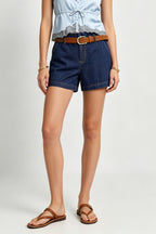 Classic Belted Shorts