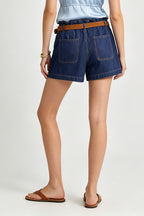 Classic Belted Shorts