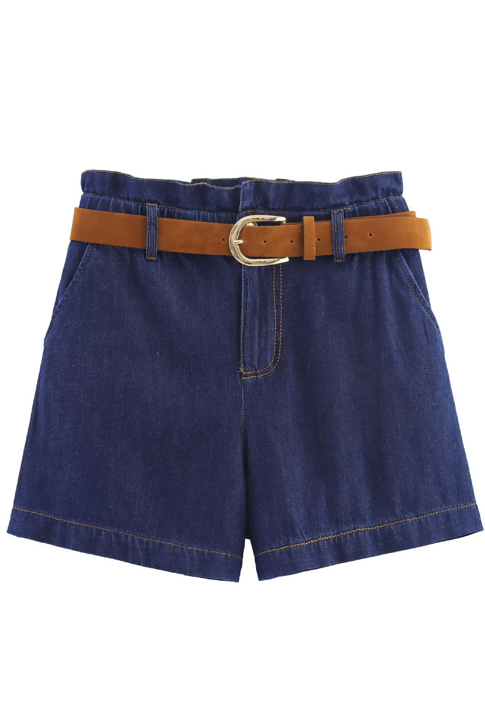 Classic Belted Shorts