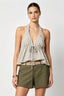 Seaside Stripe Halter Top