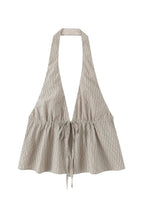 Seaside Stripe Halter Top