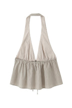 Seaside Stripe Halter Top