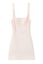 Blush Tie Shoulder Mini Dress