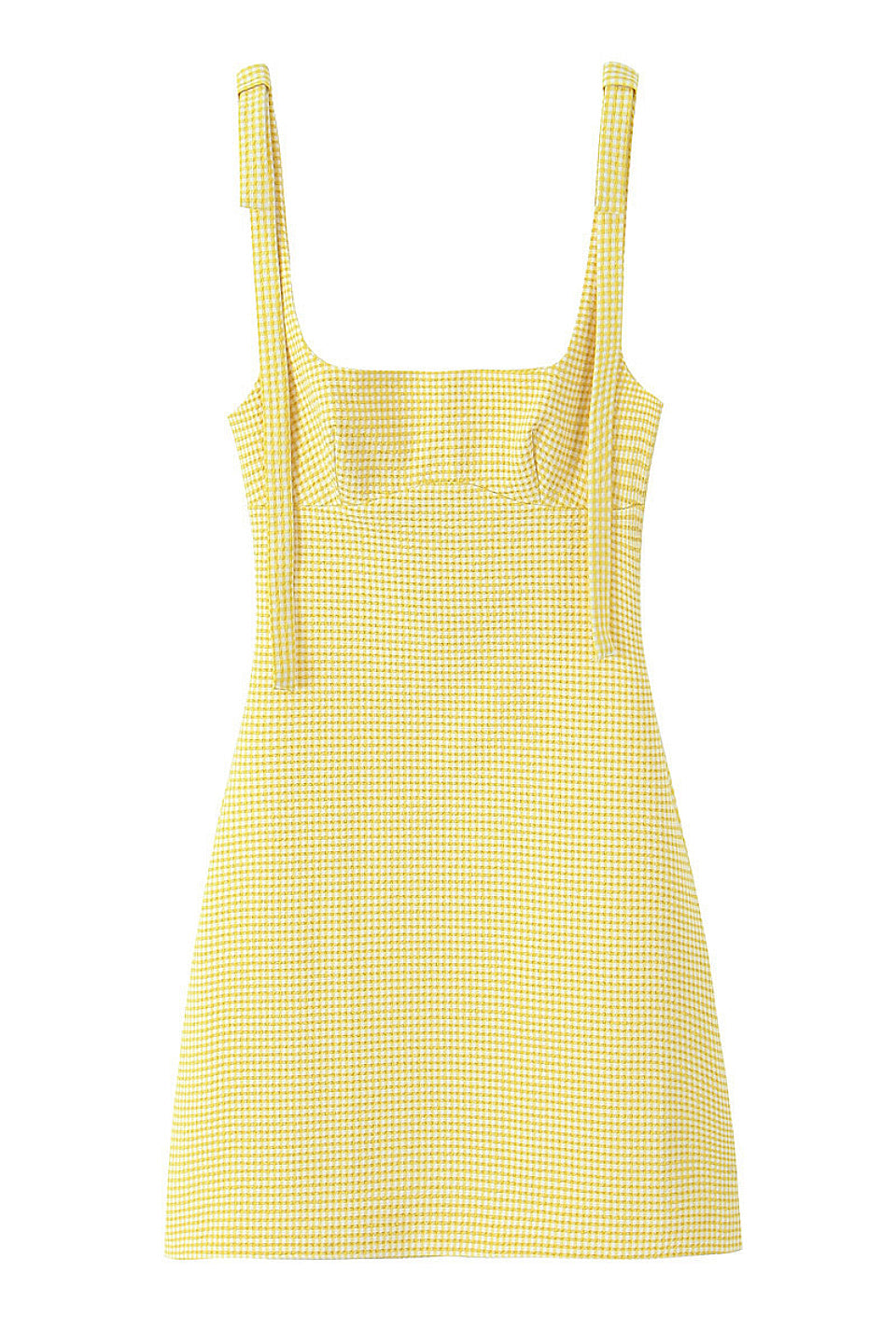 Gingham Bow Mini Dress