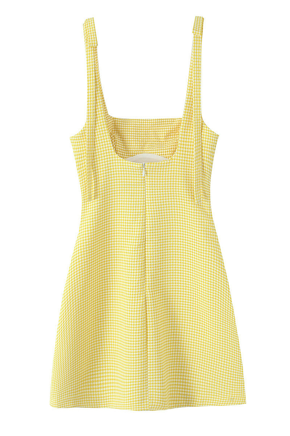 Gingham Bow Mini Dress