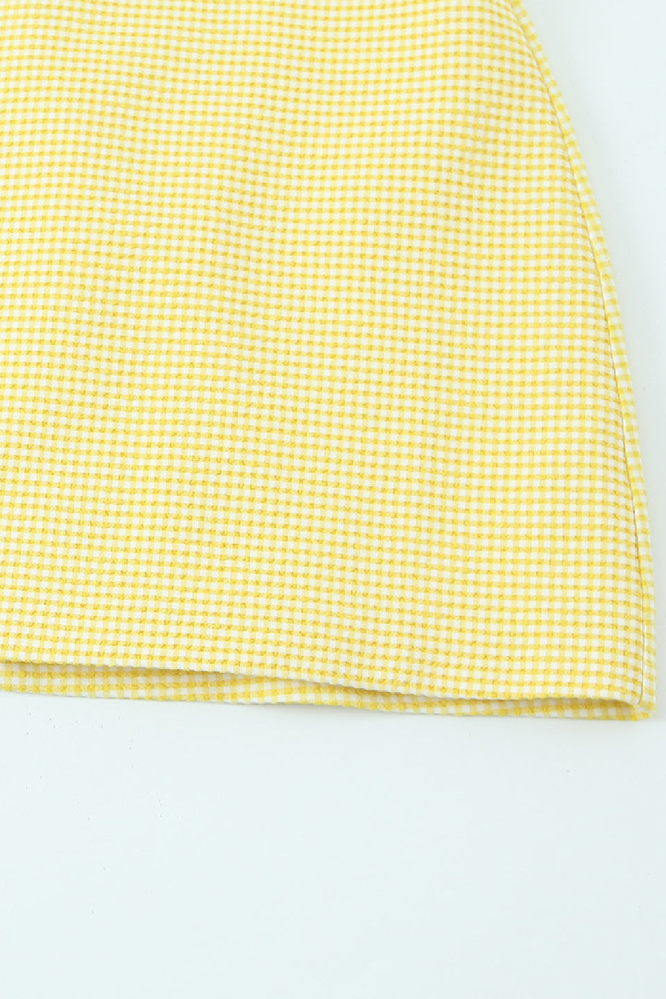Gingham Bow Mini Dress