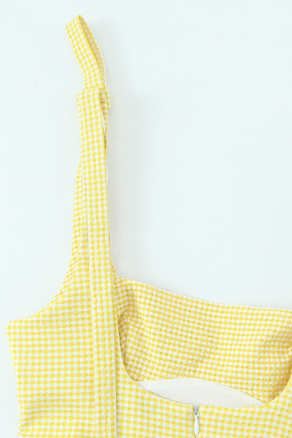 Gingham Bow Mini Dress